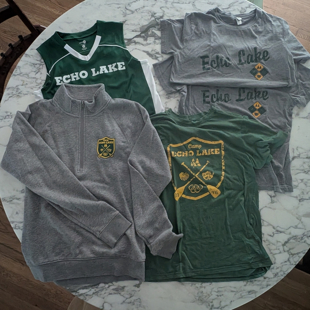 Kids Green and Gray Shirt Set